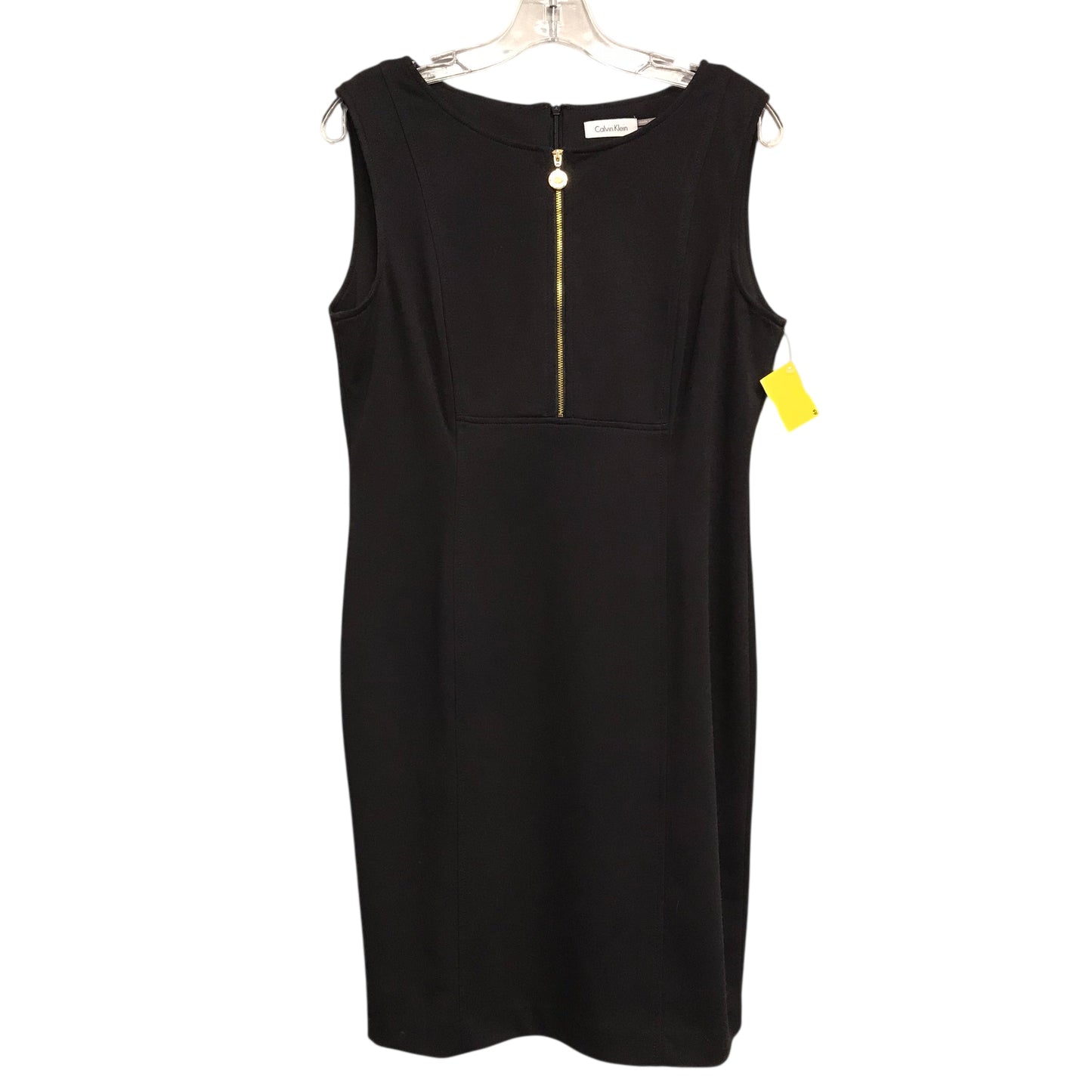 Dress Work By Calvin Klein In Black, Size:L