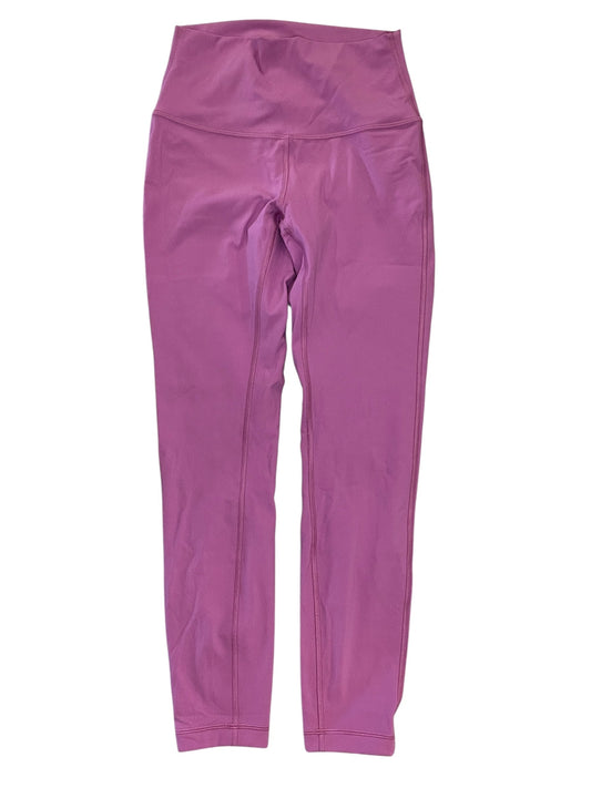 Athletic Leggings By Lululemon In Pink, Size:S
