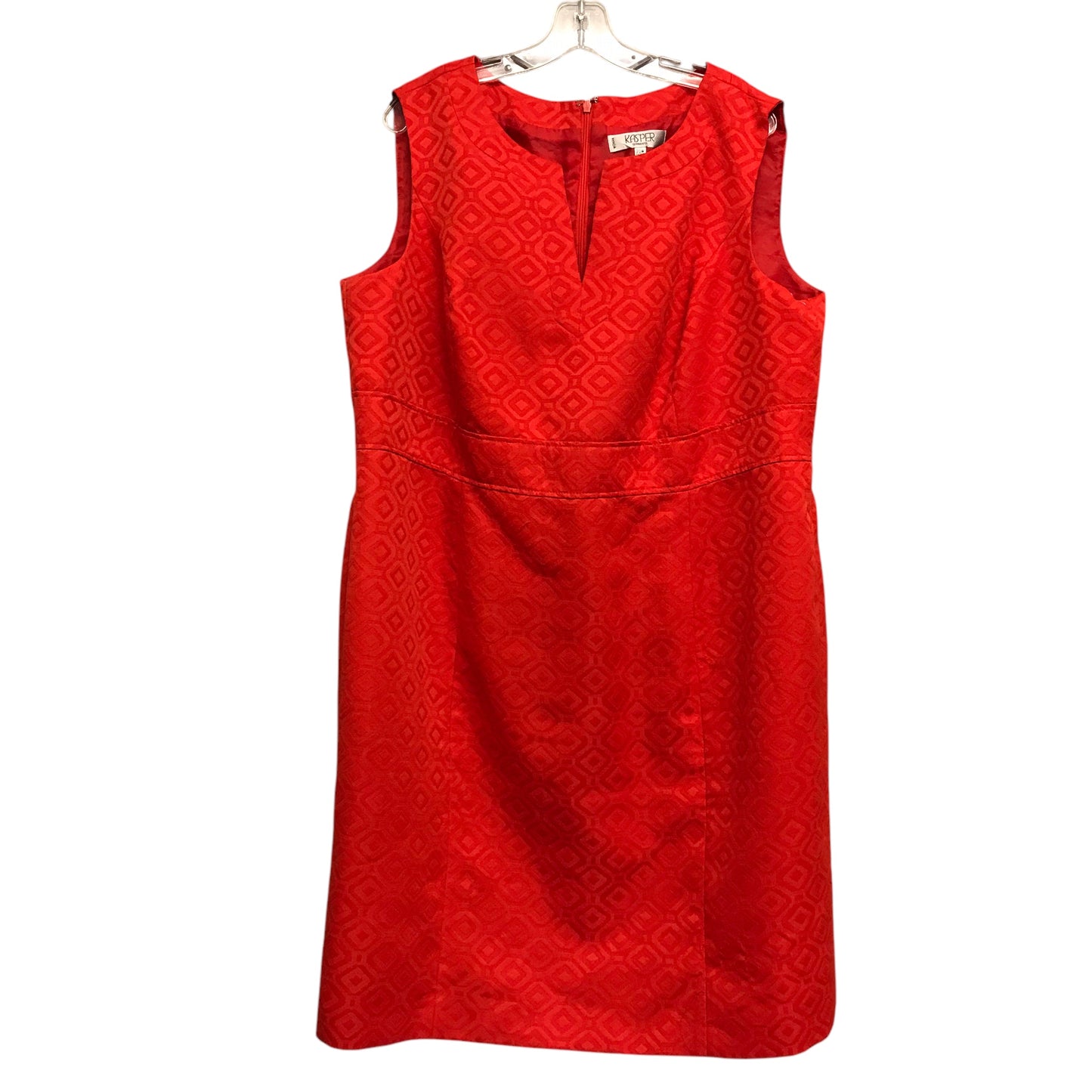 Dress Work By Kasper In Red, Size:20