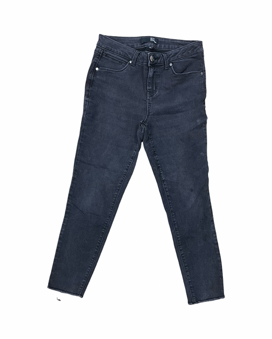 Jeans Skinny By Clothes Mentor In Black Denim, Size:10