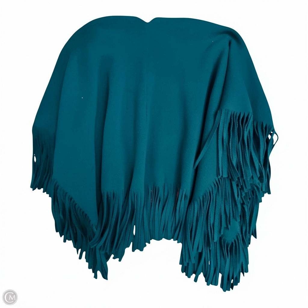 Shawl Luxury Designer By Burberry In Teal, Size: Osfm