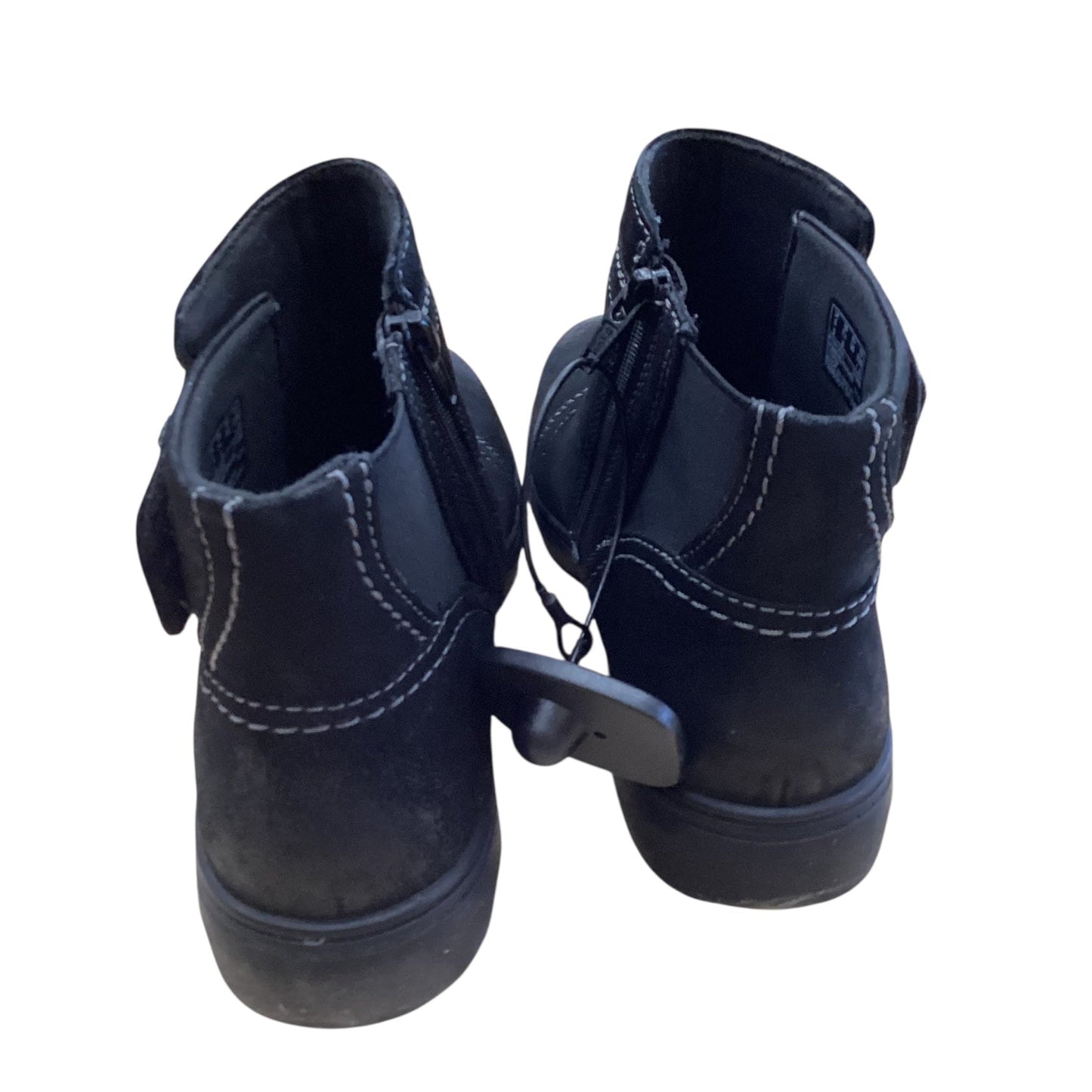 Boots Ankle Flats By Clarks In Black, Size:7.5