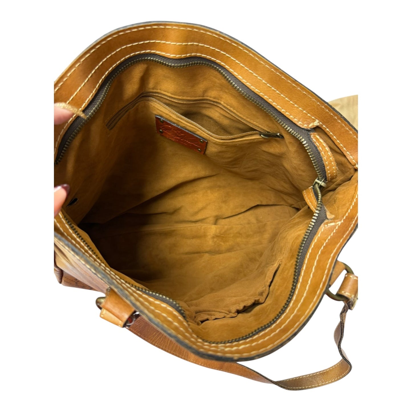 Handbag Designer By Patricia Nash In Camouflage Print, Size:Medium