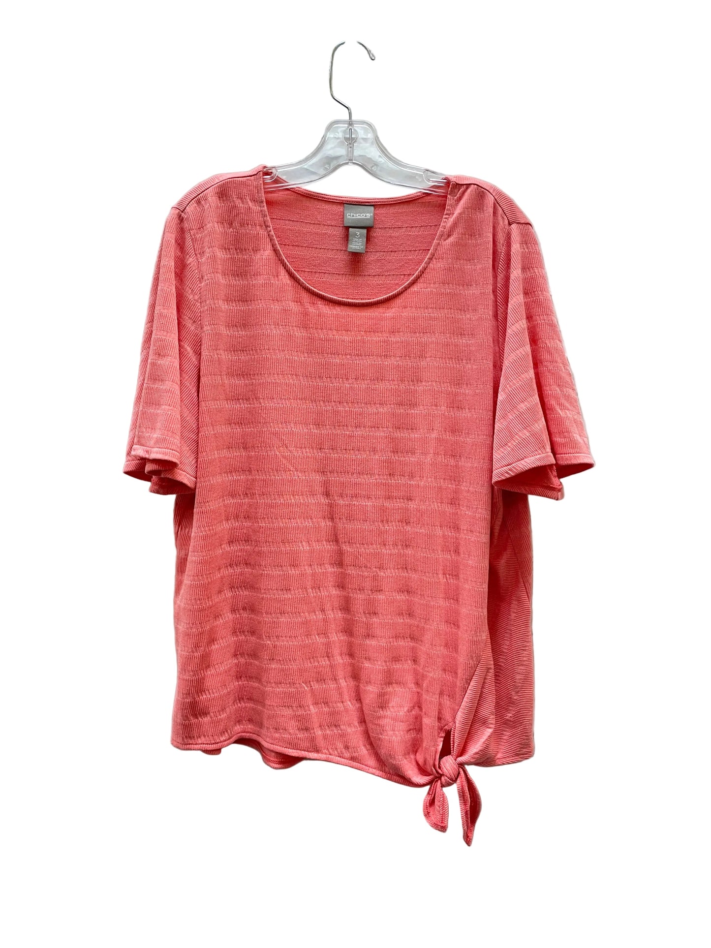 Top Sleeveless Basic By Chicos In Coral, Size:Xl