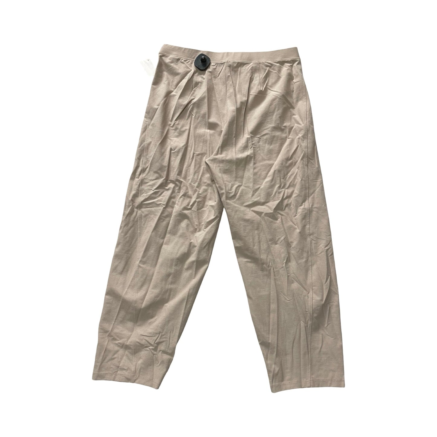 Pants Designer By Eileen Fisher In Tan, Size:M