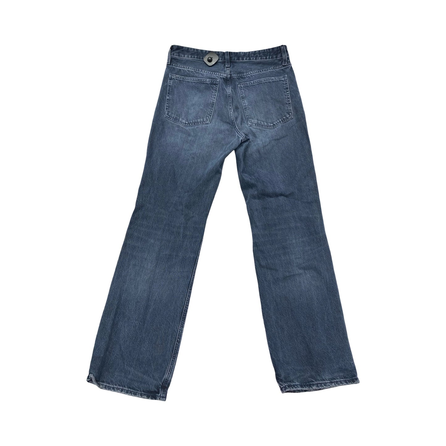 Jeans Wide Leg By Zara In Blue Denim, Size:8