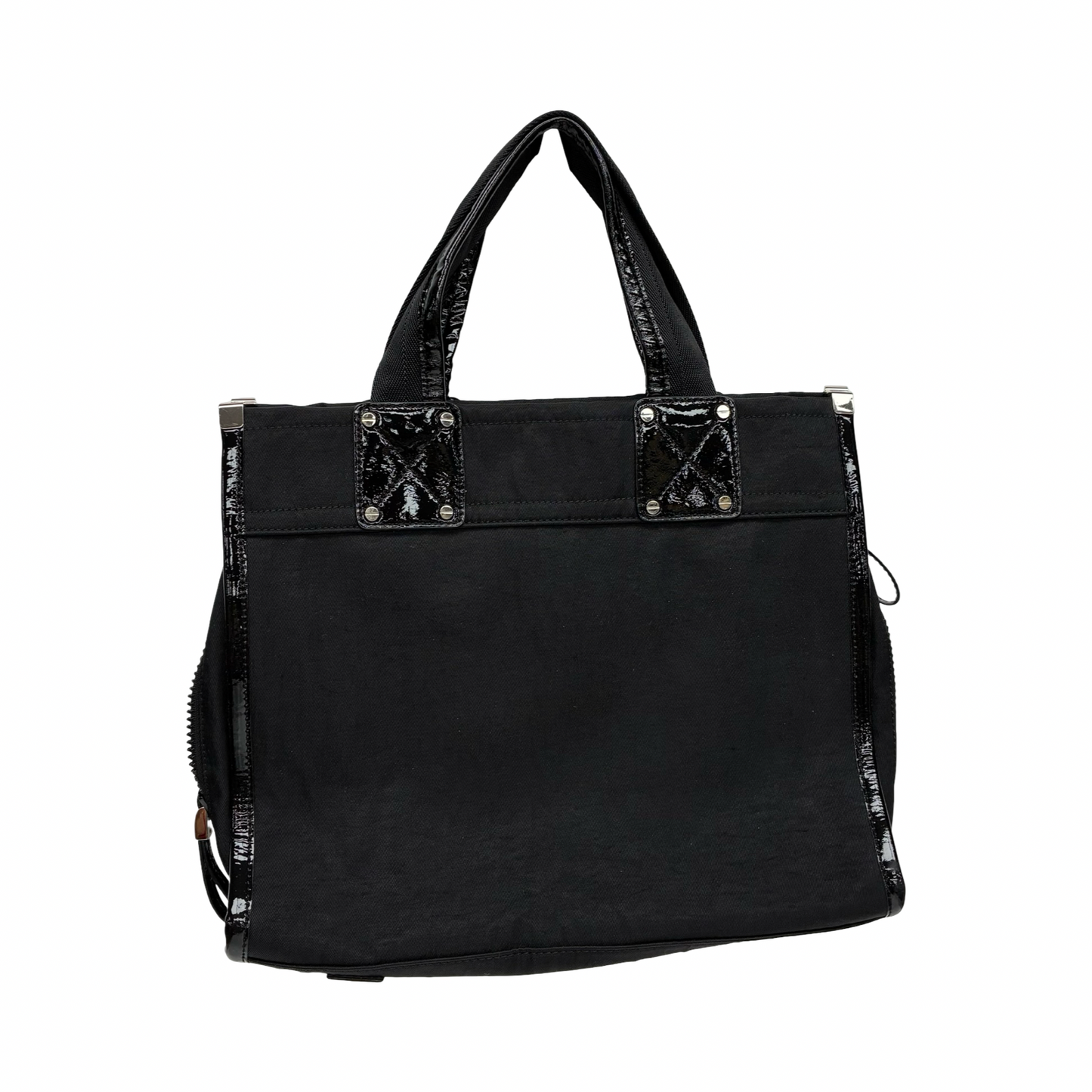 Handbag Designer By Milly In Black & Cream, Size:Medium