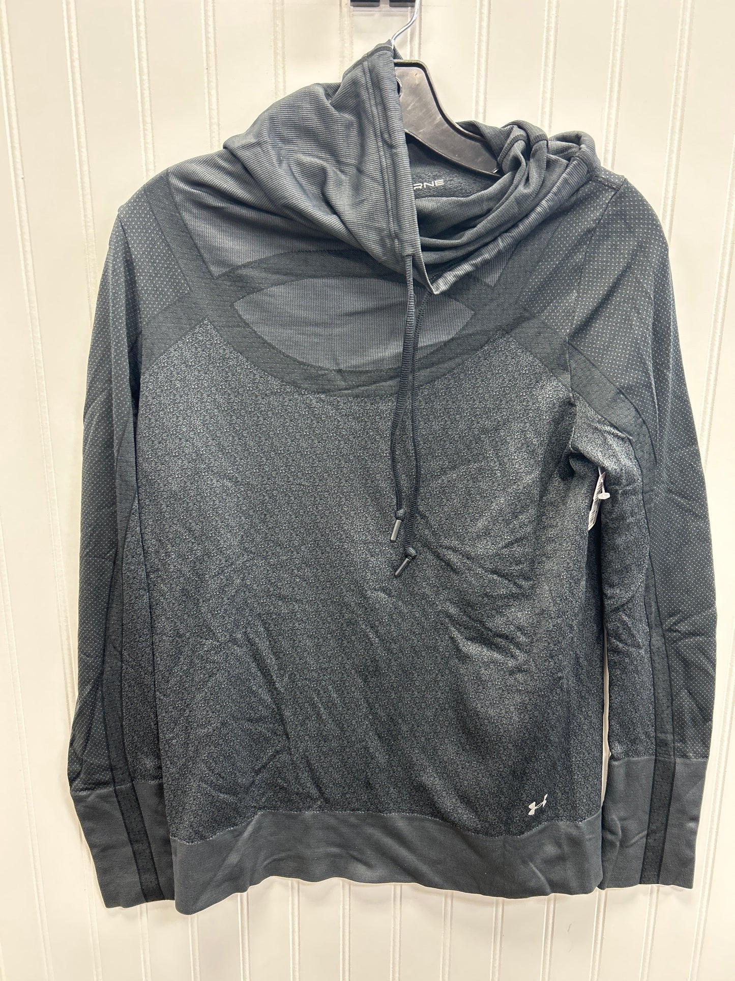 Athletic Top Ls Collar By Under Armour In Black, Size:M