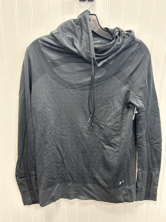 Athletic Top Ls Collar By Under Armour In Black, Size:M