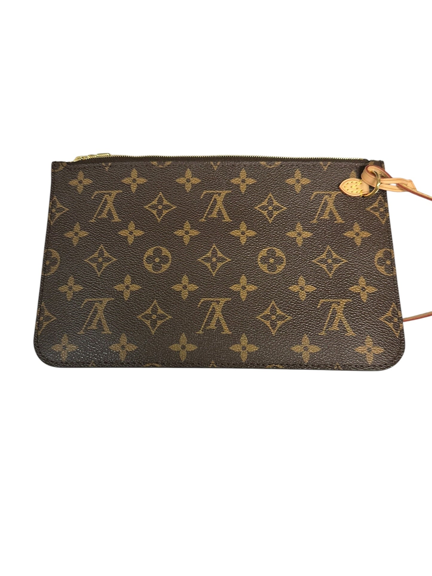 Tote Luxury Designer By Louis Vuitton In Brown & Tan, Size:Large