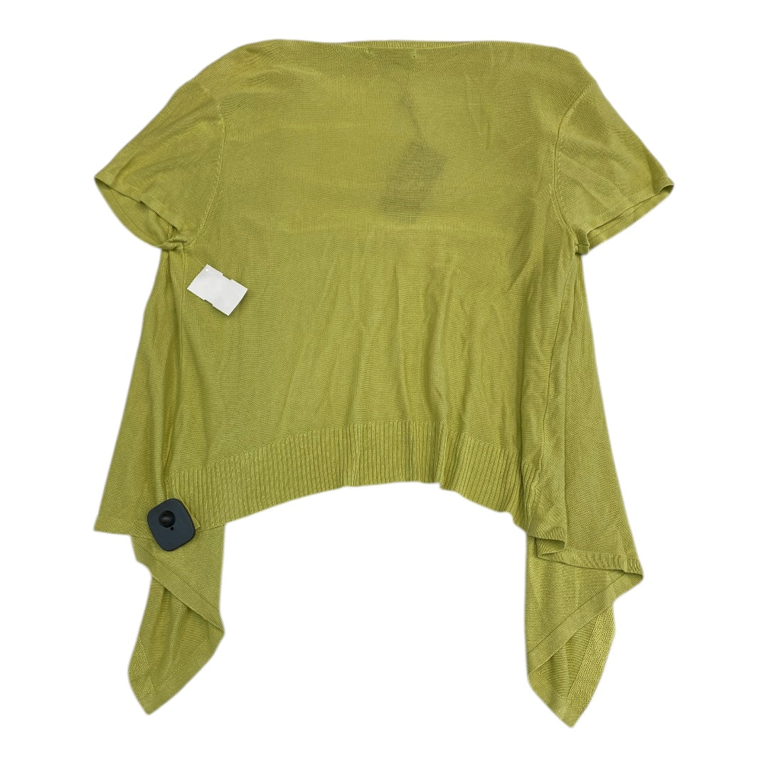 Sweater Cardigan By Adrianna Papell In Green, Size:L
