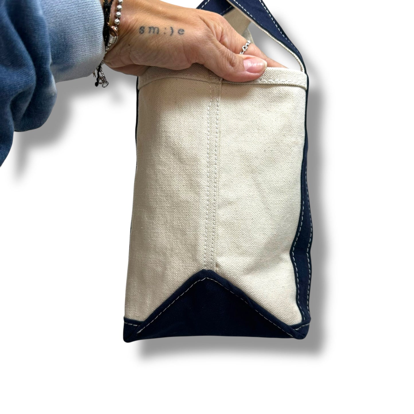 Hartley Beaded canvas lemon Tote By Anthropologie, Size: Small