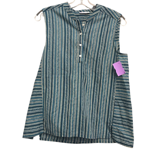 Top Sleeveless By Sevya In Teal, Size:S