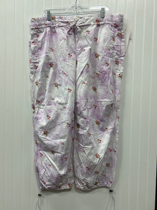 Pants Joggers By Pilcro In Purple, Size:Xl