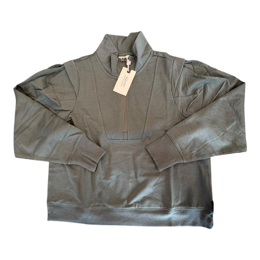 Athletic Top Ls Crewneck By GOOD HART In Green, Size:S