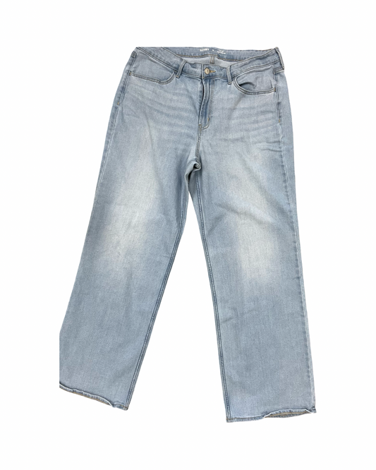 Jeans Wide Leg By Old Navy In Blue Denim, Size:14