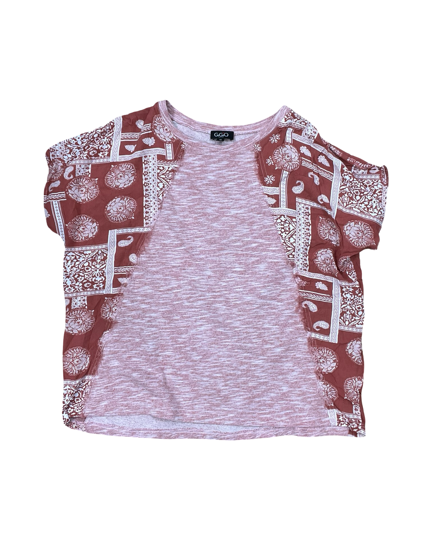 Top Ss By Gigio In Orange & White, Size:M