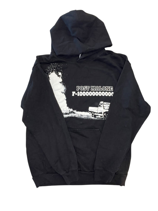 Sweatshirt Hoodie By Clothes Mentor In Black & White, Size:Xxl