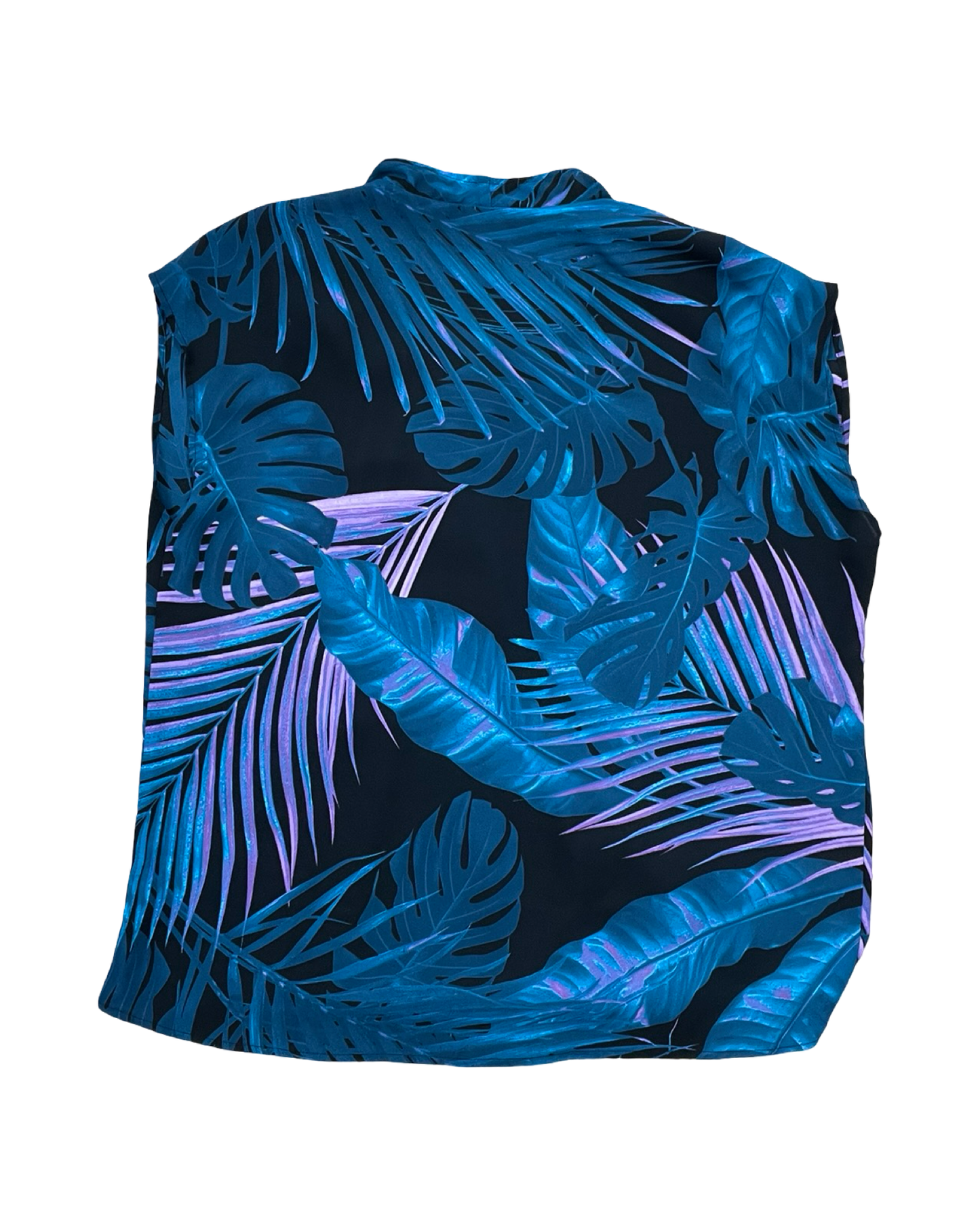 Top Sleeveless By Worthington In Teal, Size:L