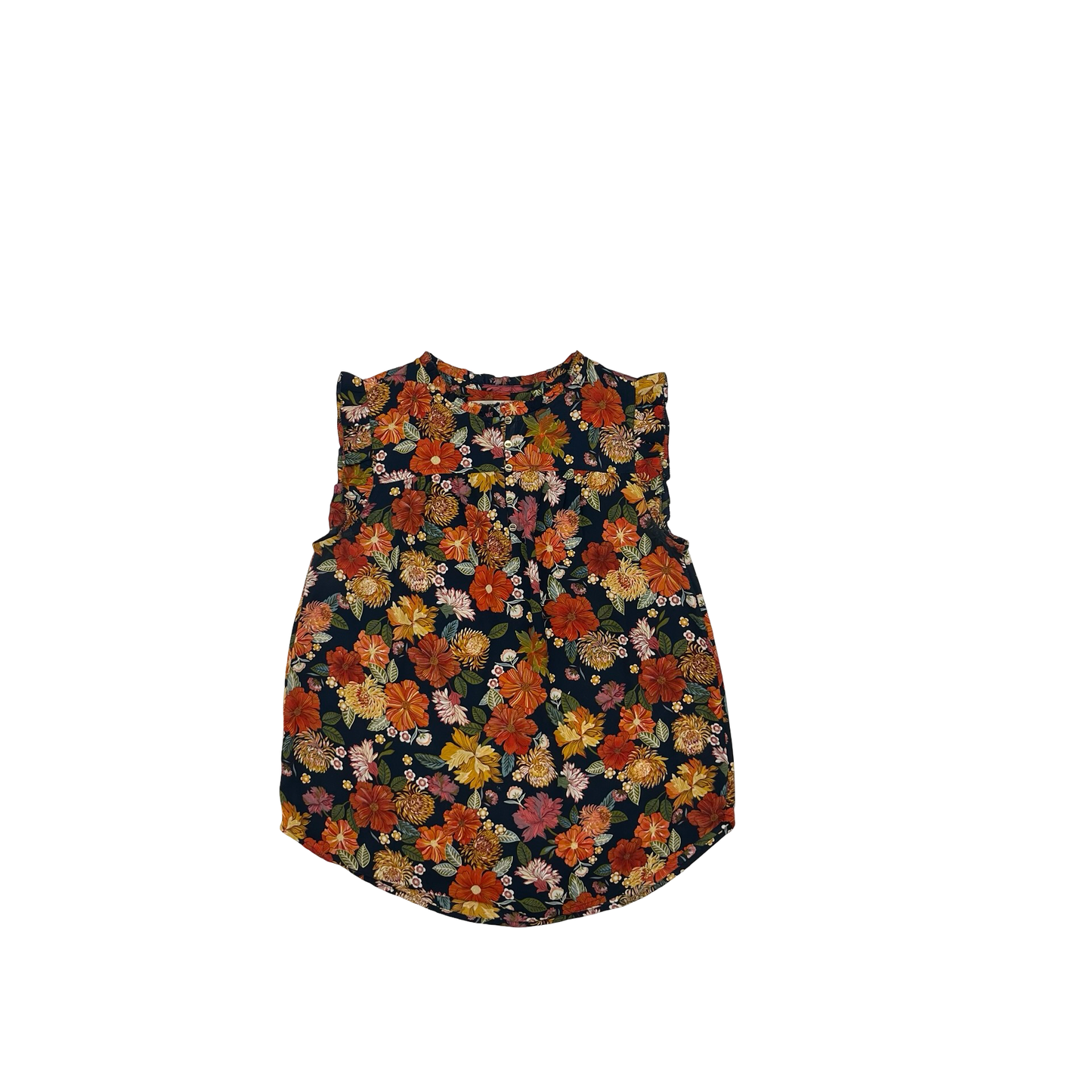 Blouse Ss By Loft In Floral Print, Size:S