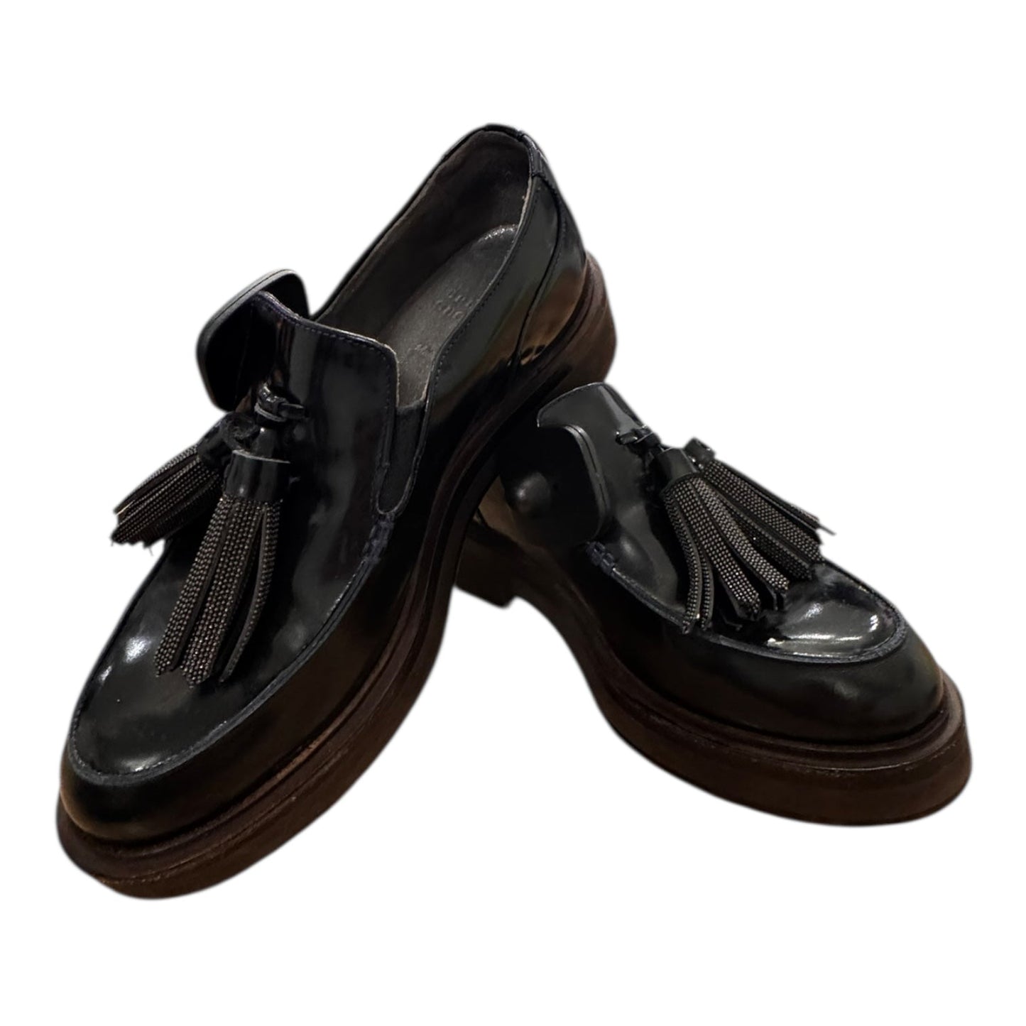 Shoes Designer By Brunello Cucinelli In Black, Size:6.5