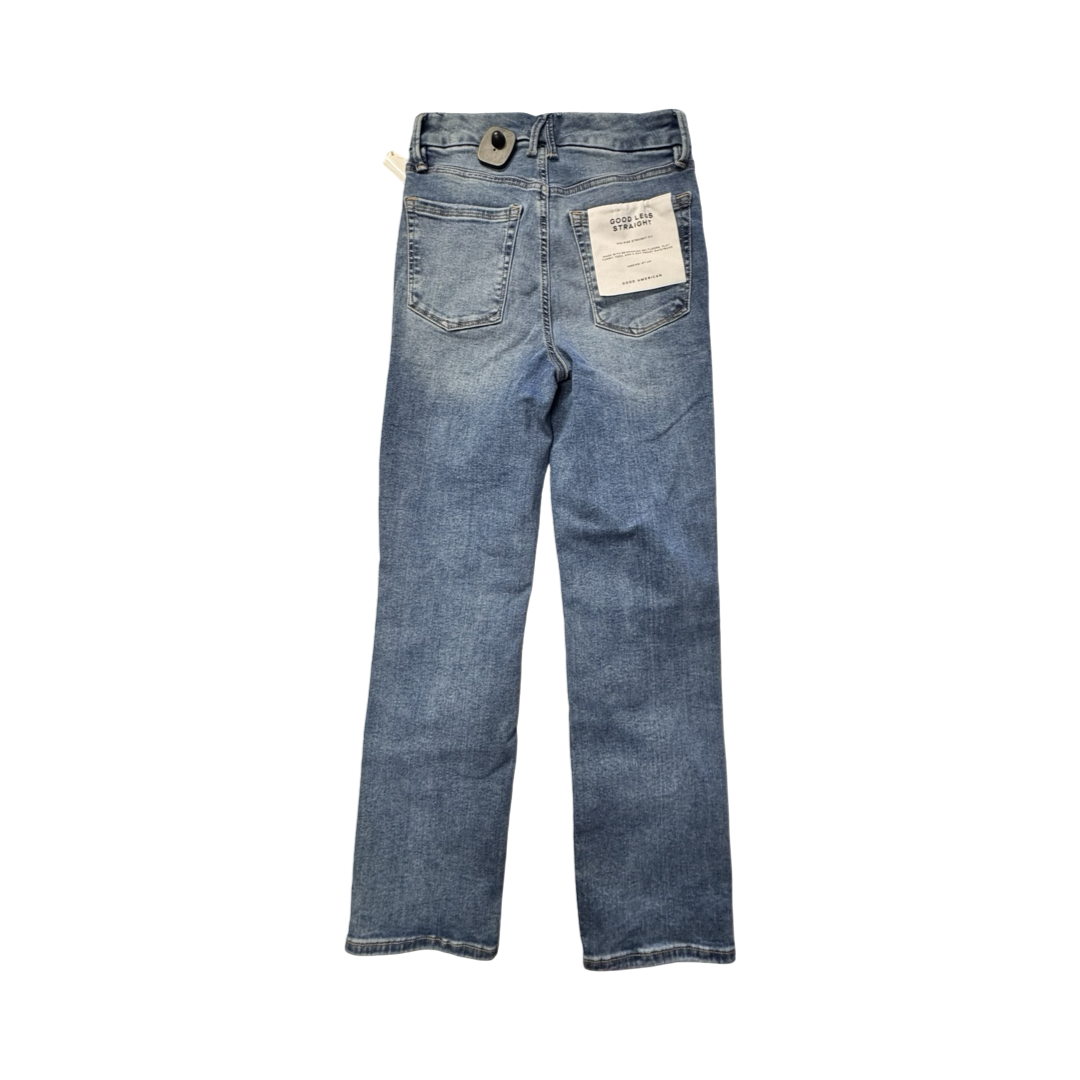 Jeans Straight By Good American In Blue Denim, Size:0-4