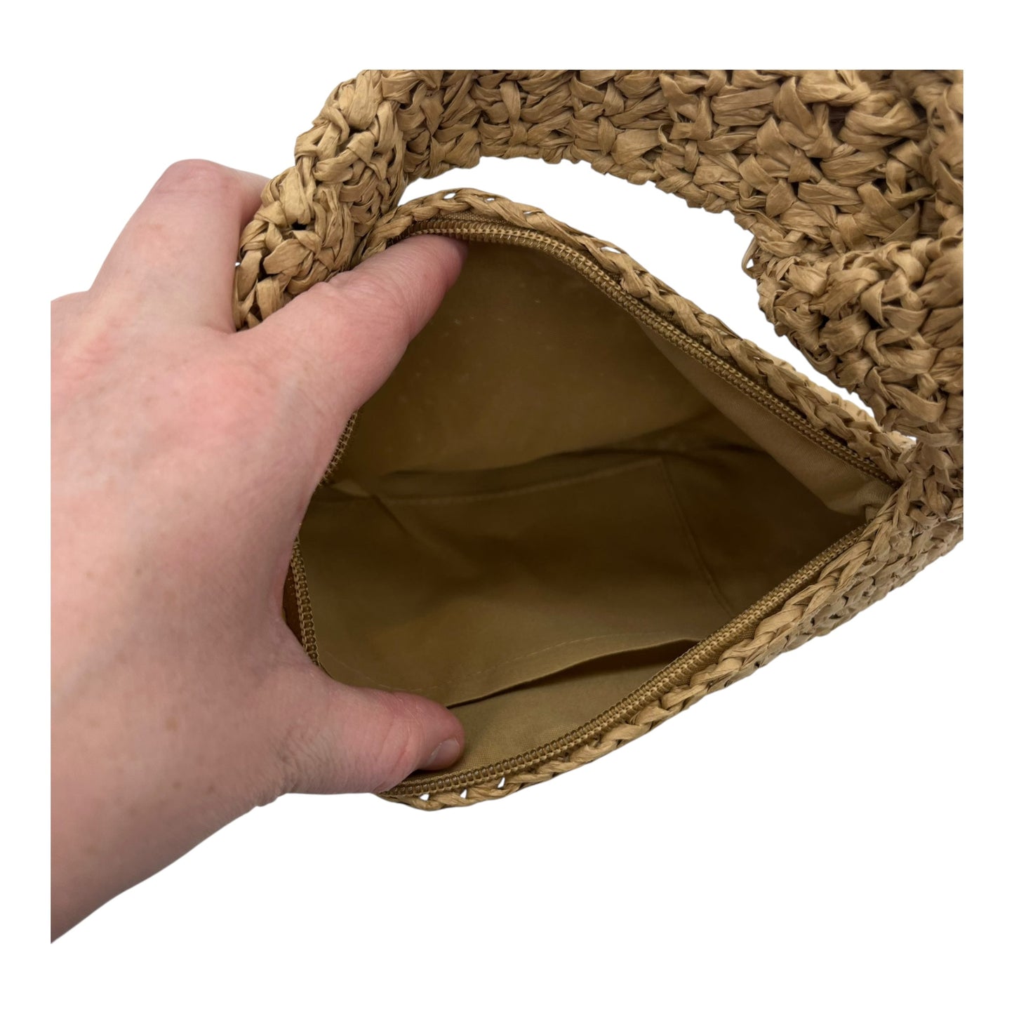 Handbag By Clothes Mentor In Tan, Size:Small