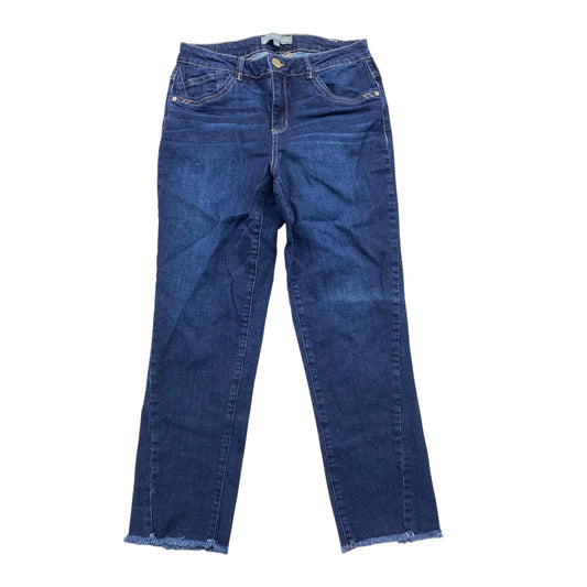 Jeans Straight By Wit & Wisdom In Blue Denim, Size:6