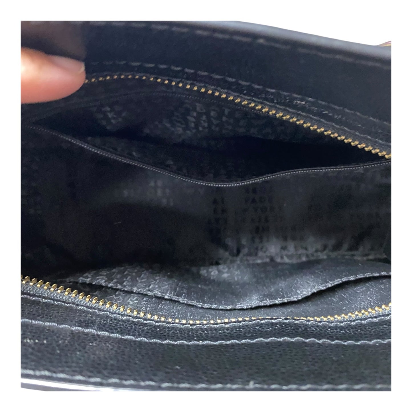 Handbag Designer By Kate Spade In Black & White, Size:Medium