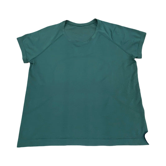 Athletic Top ss By Lululemon In Green, Size:8