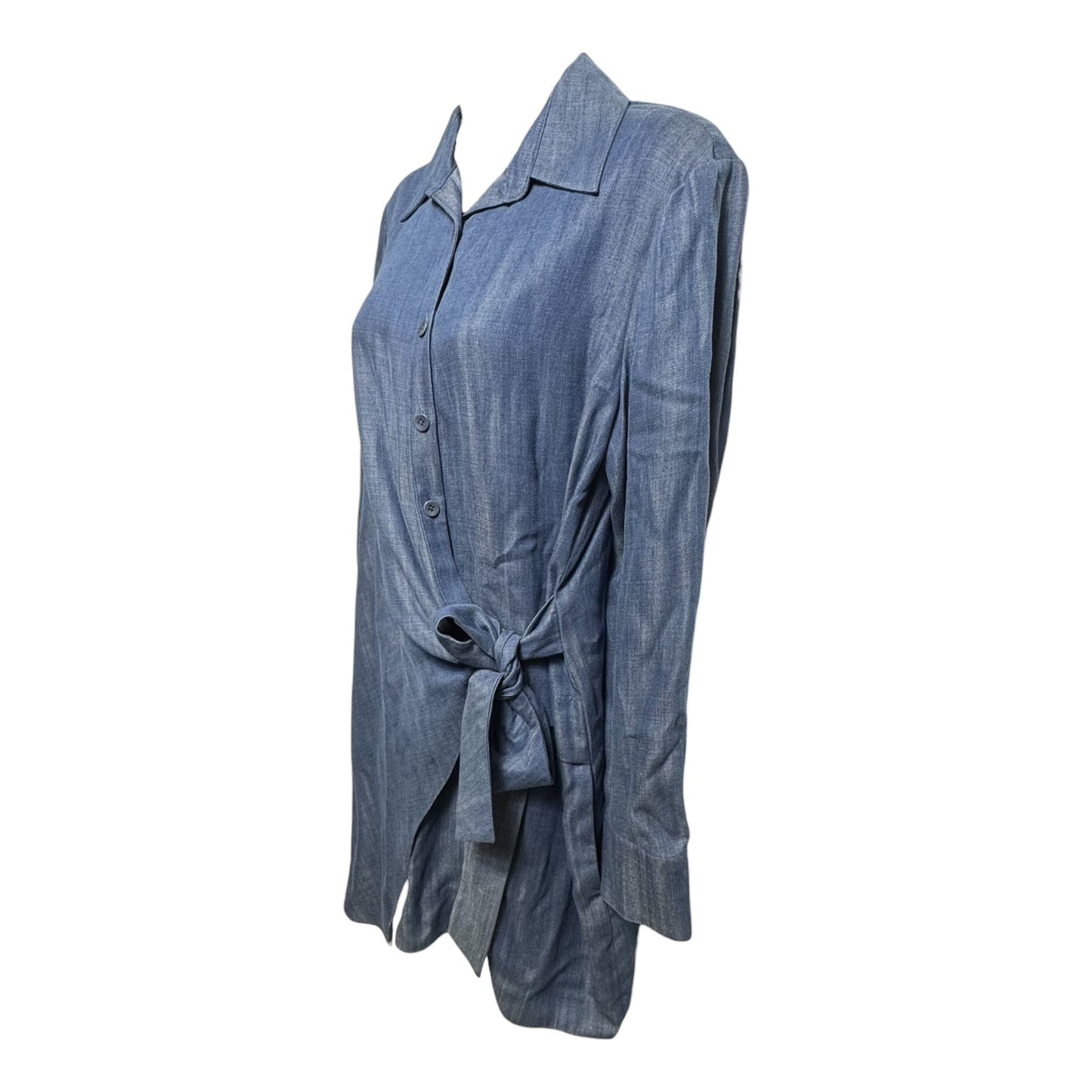 Drape Tunic Dress By Tibi In Blue, Size: 2
