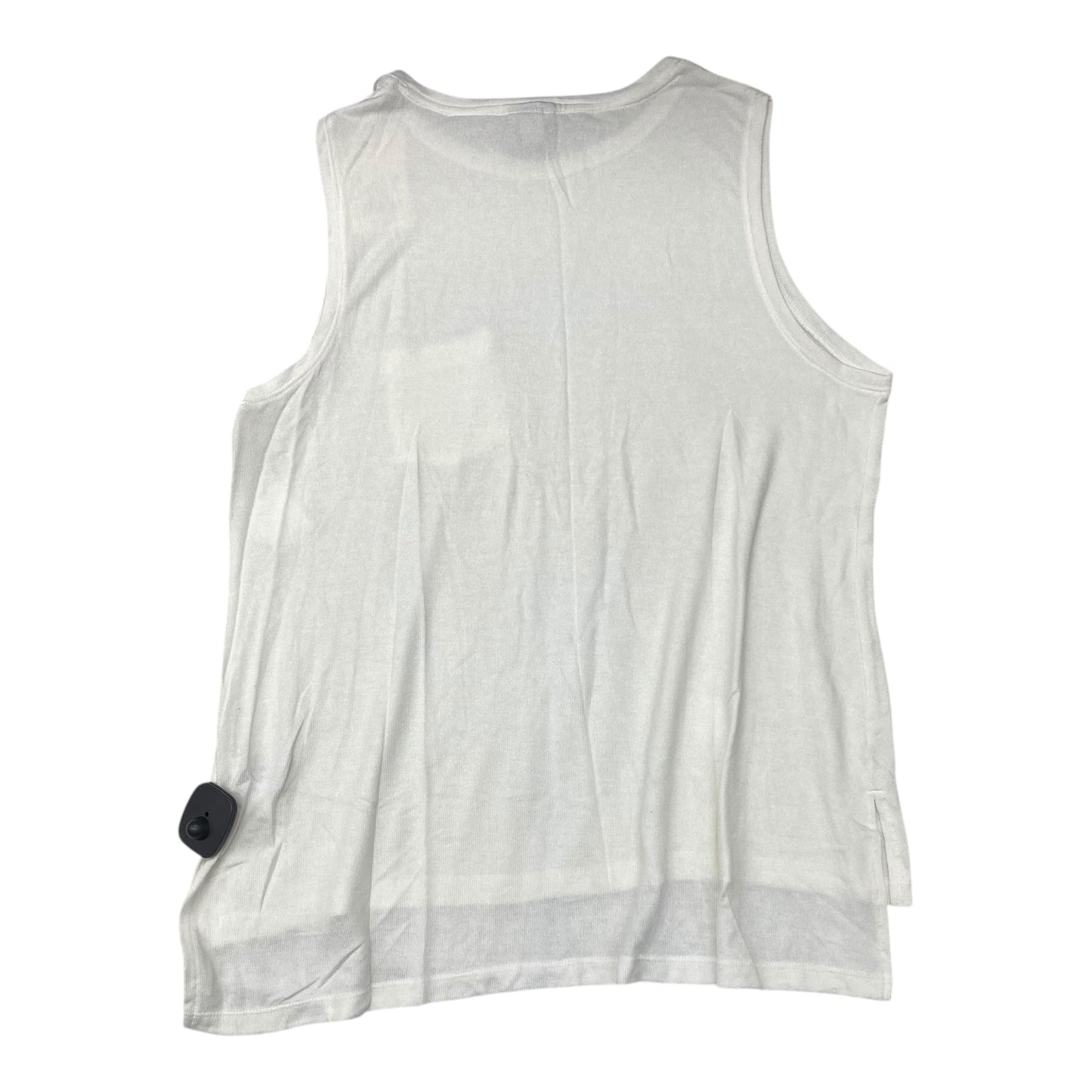 Top Sleeveless By A New Day In White, Size:L