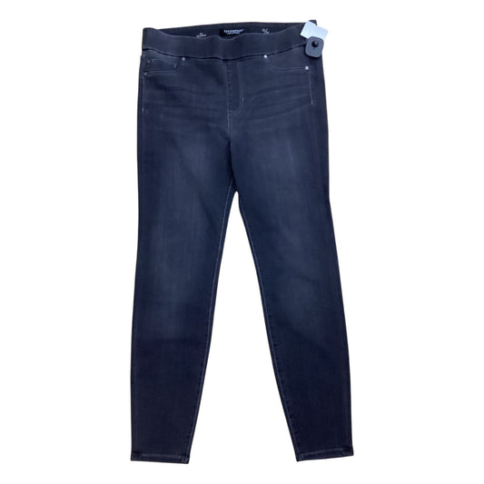 Jeans Jeggings By Liverpool In Black, Size:12