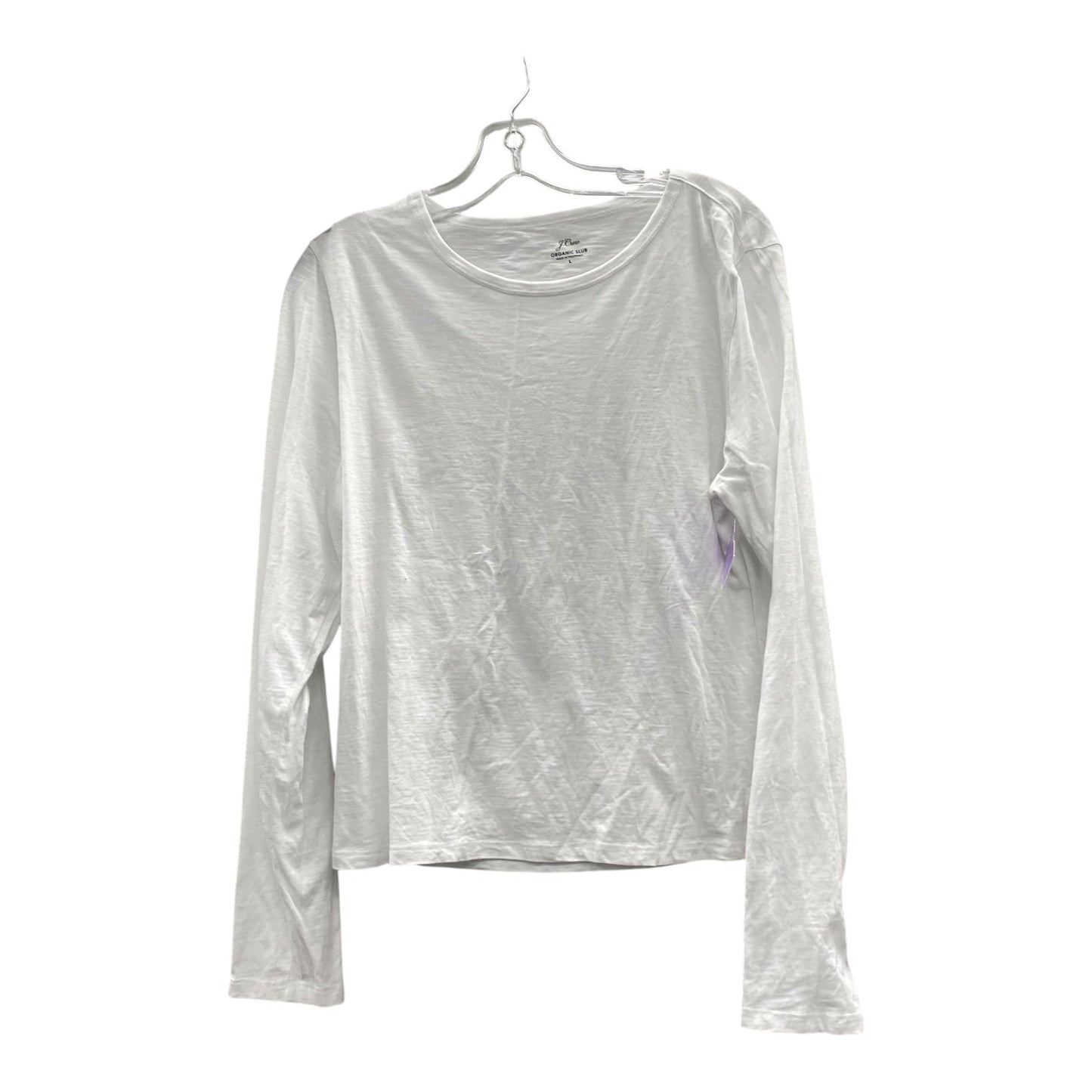 Top Ls Basic By J. Crew In White, Size:L