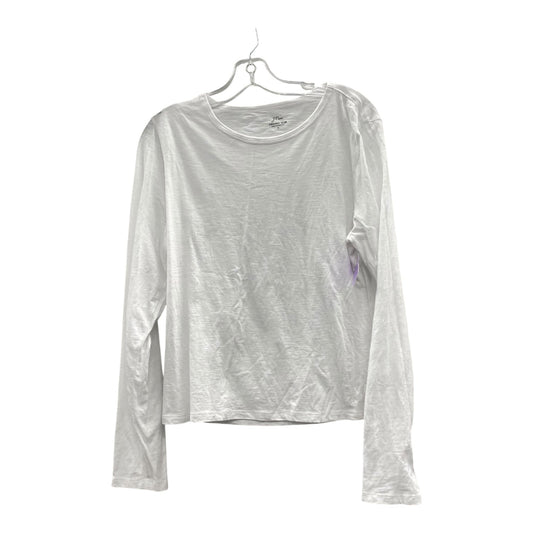 Top Ls Basic By J. Crew In White, Size:L