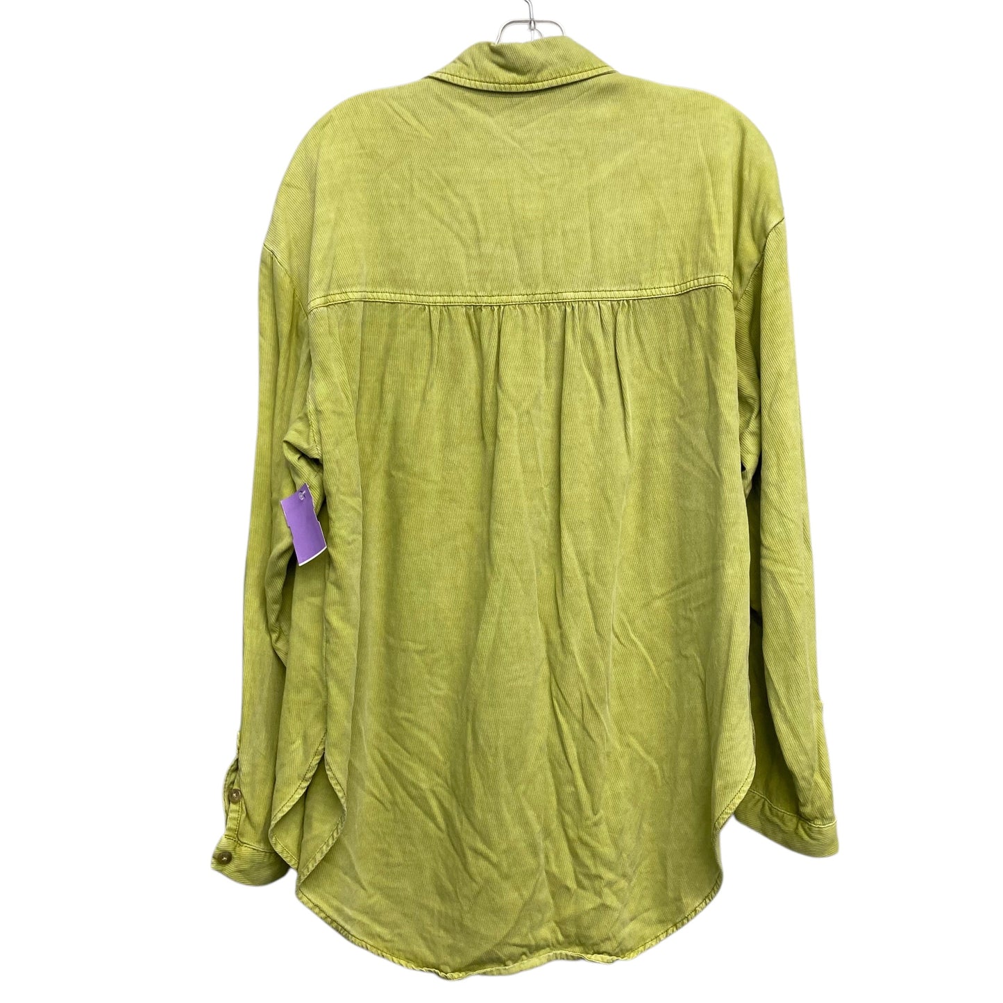 Top Ls By Pilcro In Green, Size:L
