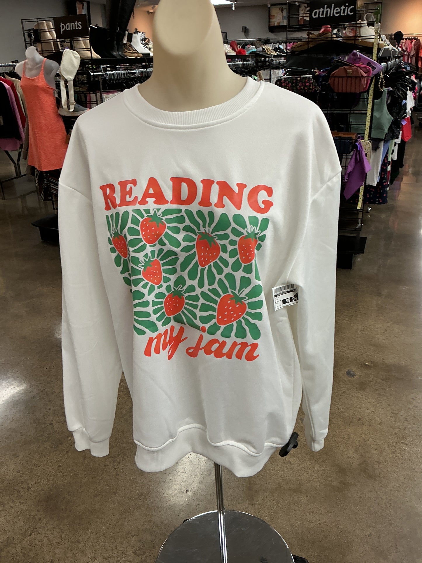 Top Ls By Clothes Mentor In White, Size:M
