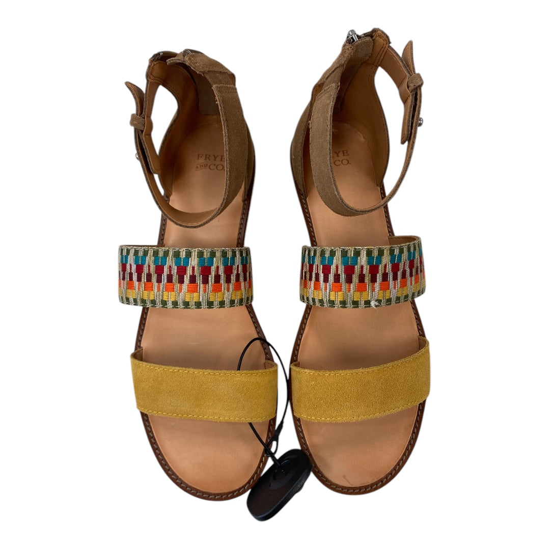 Sandals Designer By Frye In Multi, Size:8
