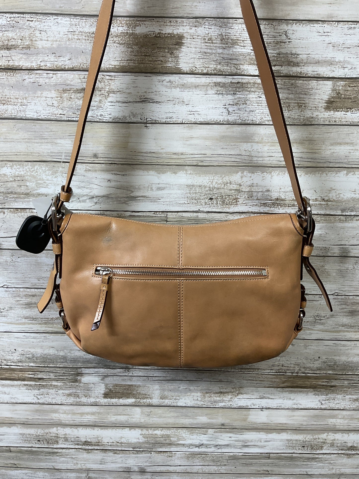 Handbag Designer By Coach In Tan, Size:Medium