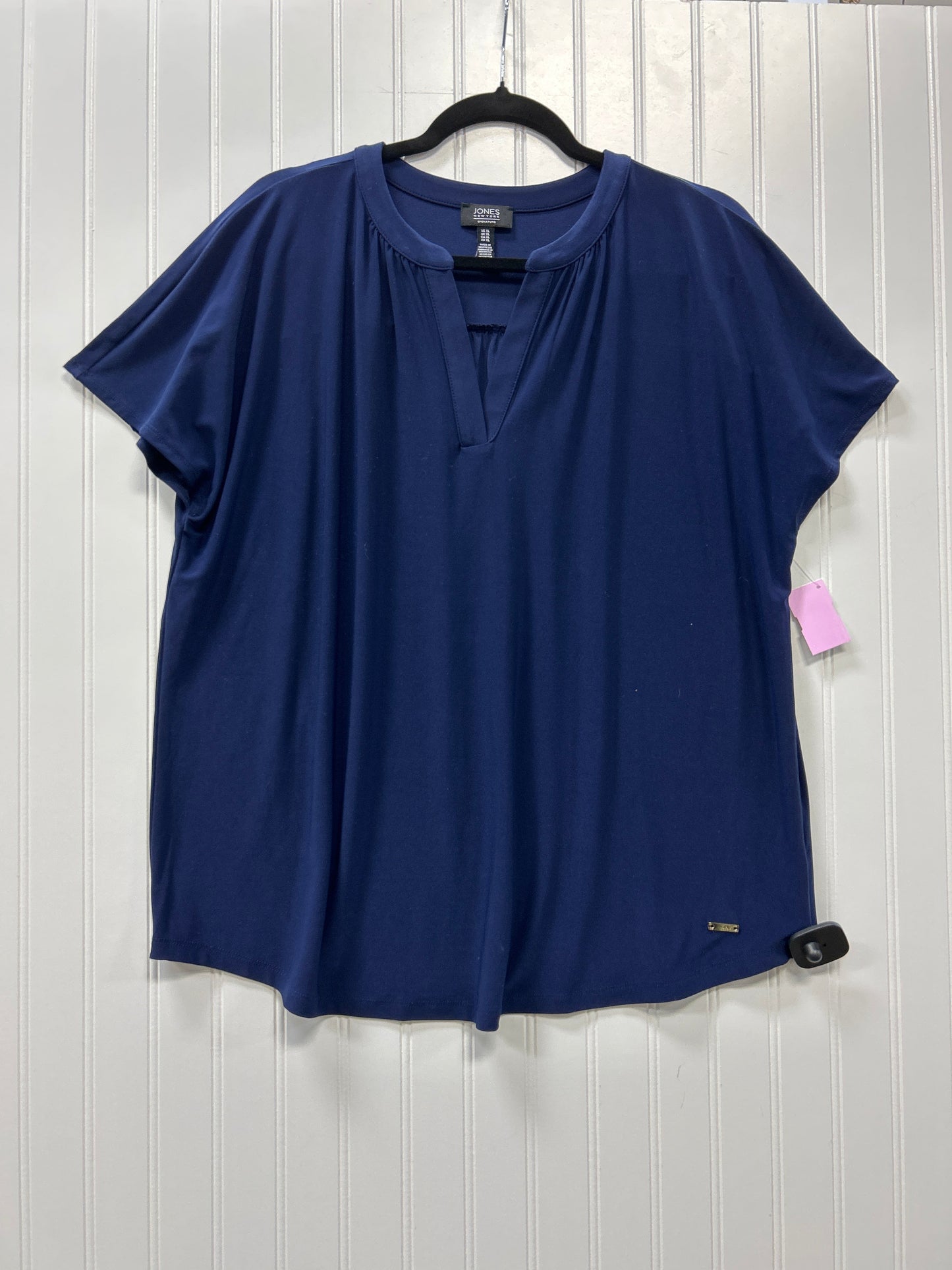 Top Ss By Jones New York In Blue, Size:Xl
