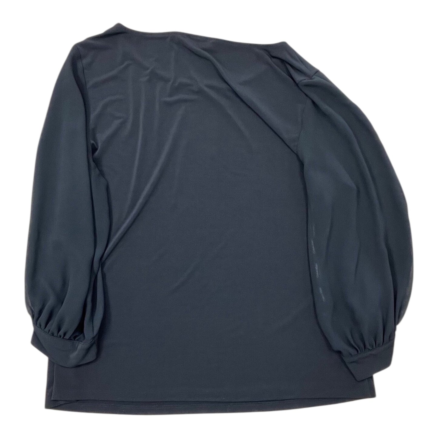 Top 3/4 Sleeve By Calvin Klein In Black, Size:L