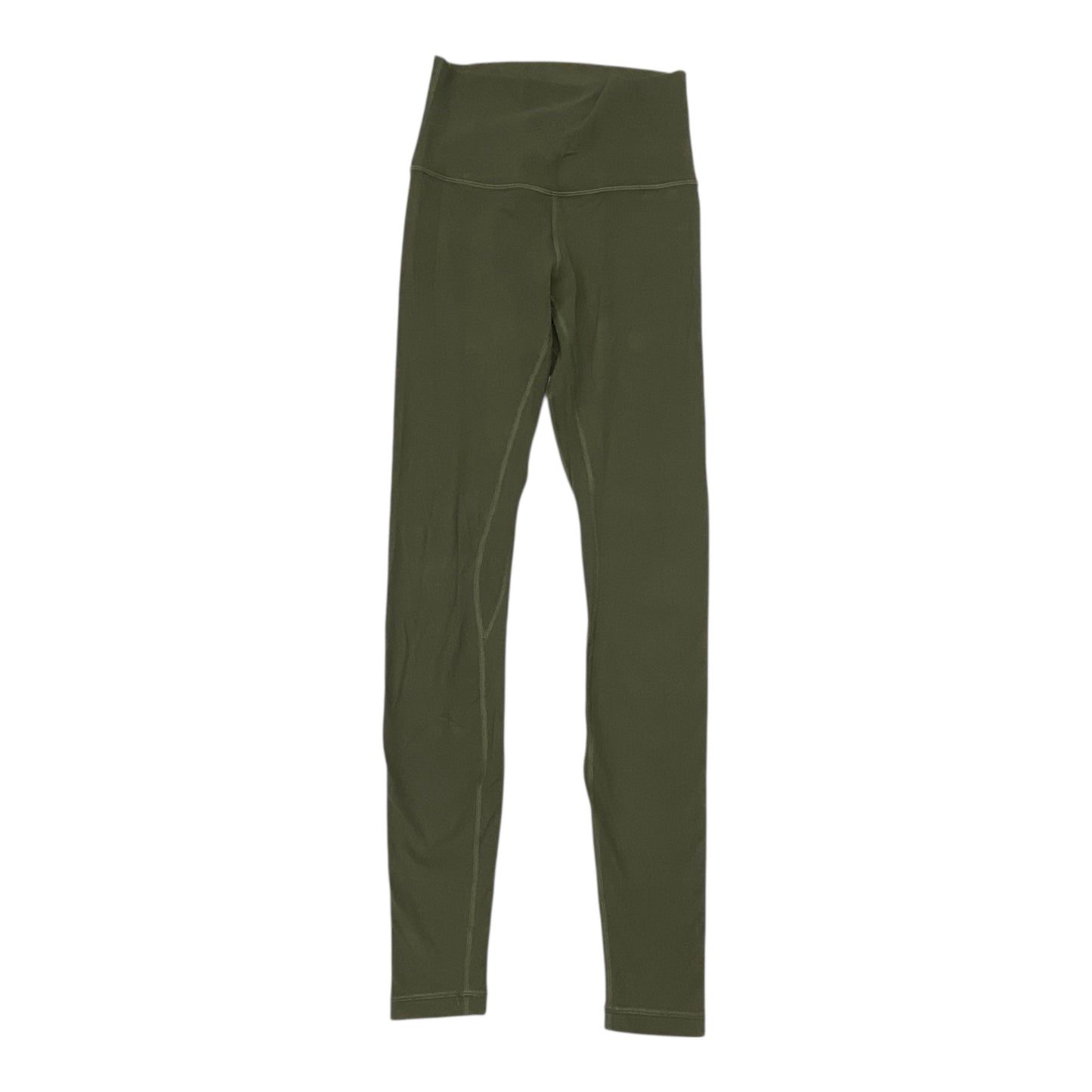 Athletic Leggings By Lululemon In Green, Size:2