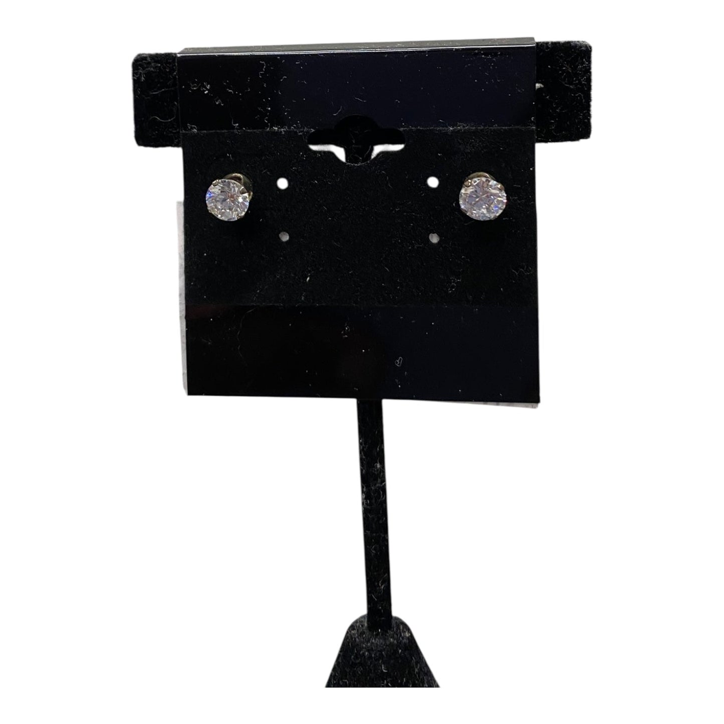 Earrings Sterling Silver In Clear