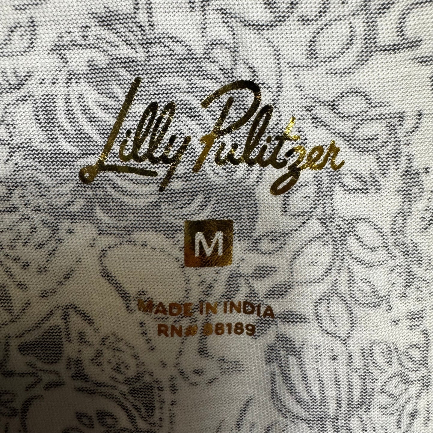 Dress Designer By Lilly Pulitzer In Black & White, Size: M