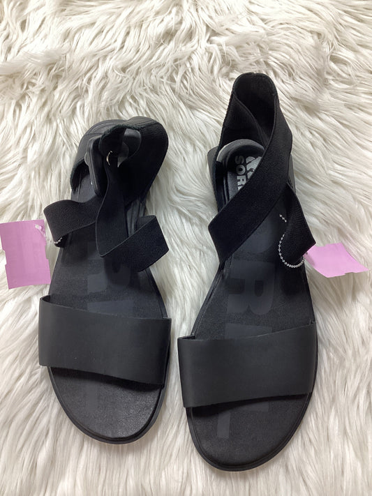 Sandals Flats By Sorel In Black, Size:10