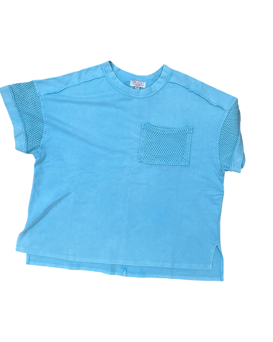 Top Ss By Moa Moa In Blue, Size:M