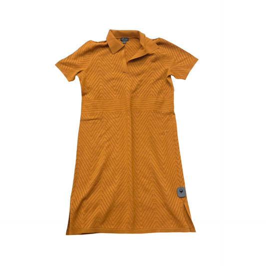 Dress Casual Midi By Carlisle In Brown, Size:L