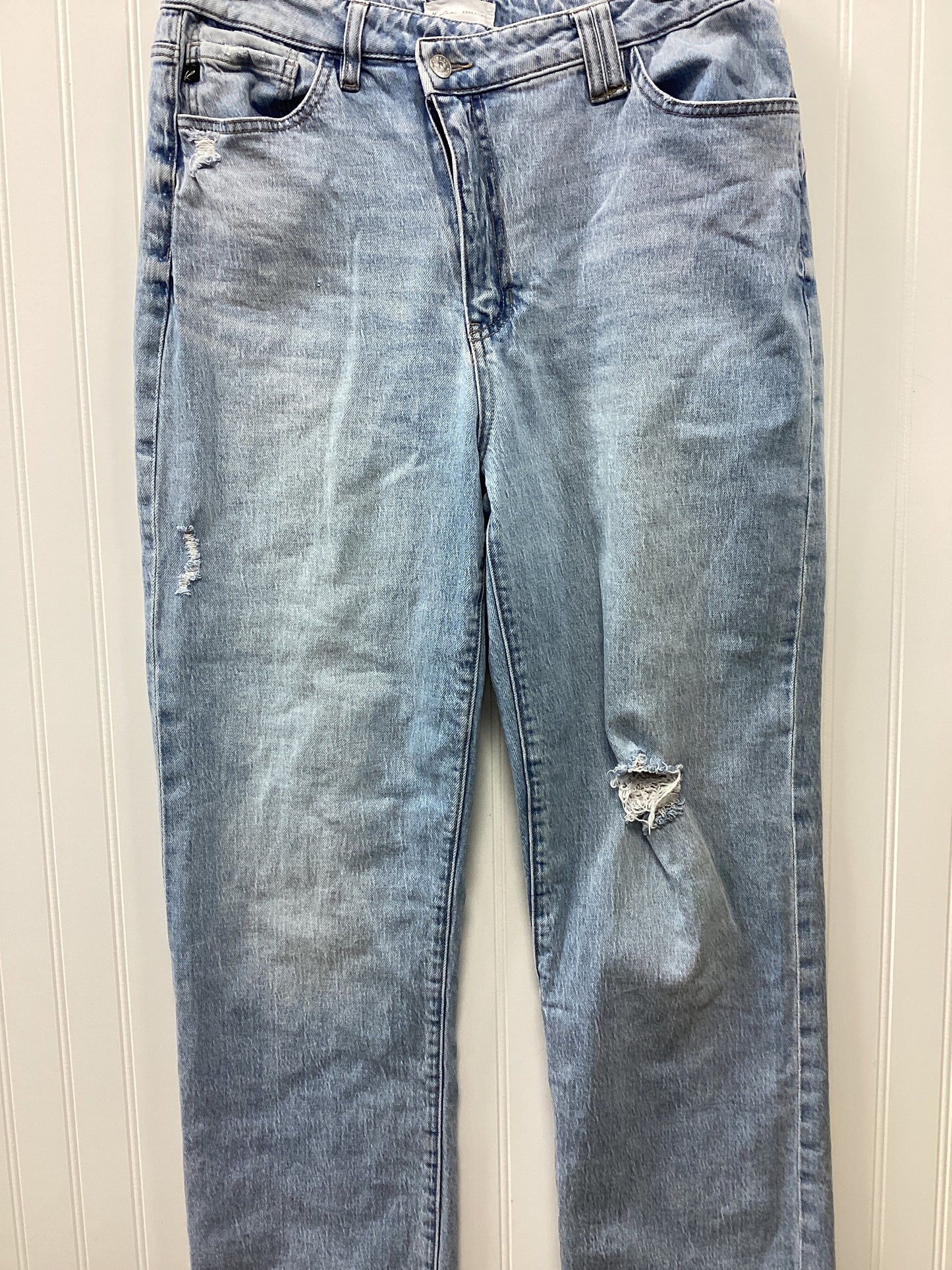 Jeans Straight By Kancan In Blue Denim, Size:12L