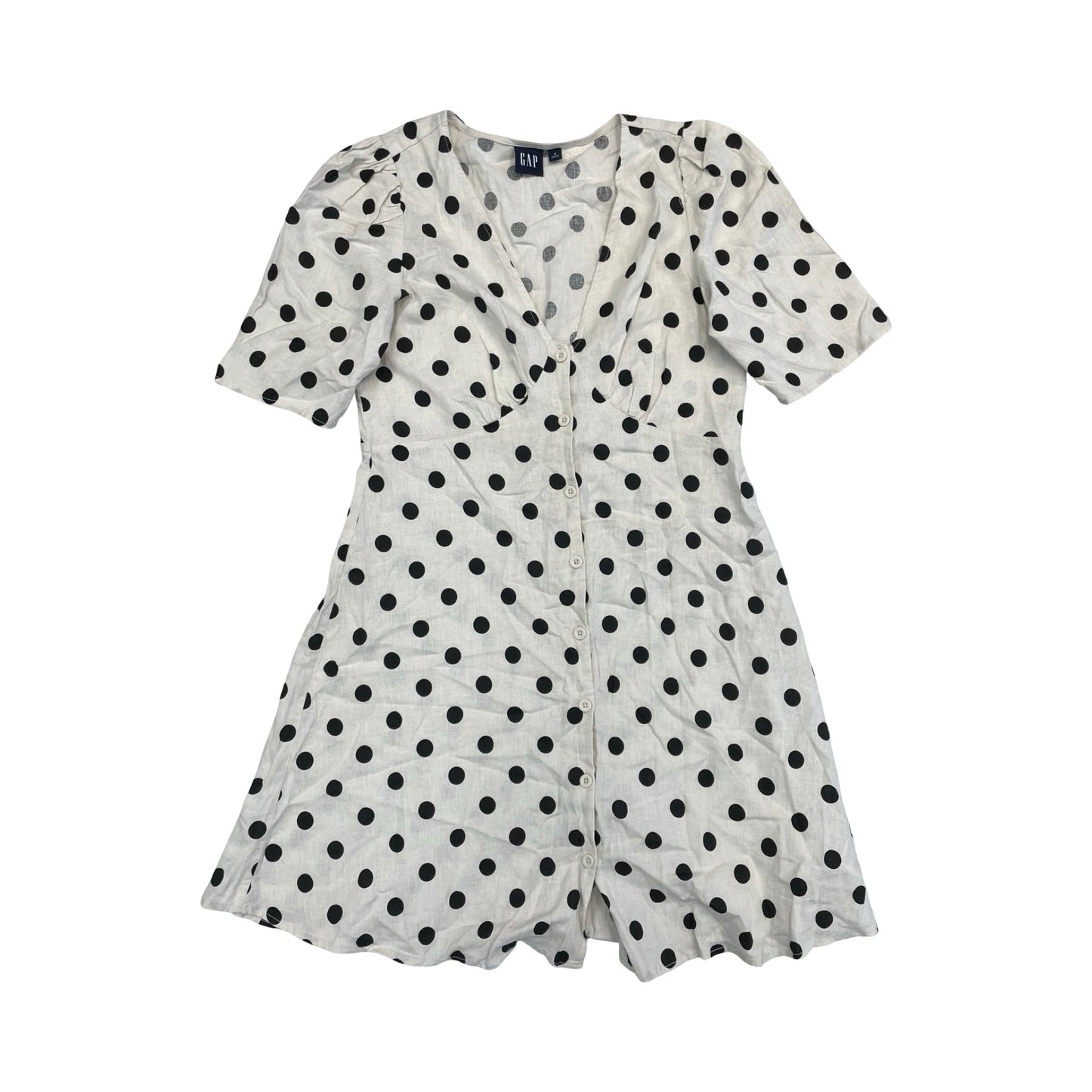 Dress Casual Midi By Gap In Polkadot Pattern, Size:S