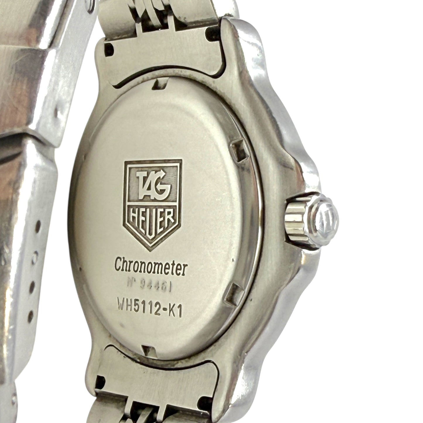 Professional 6000 Quartz Chronometer Stainless Steel Midsize Men's Watch WH5112.BA0675 With Pearlescent Gray Face Designer By Tag Heuer